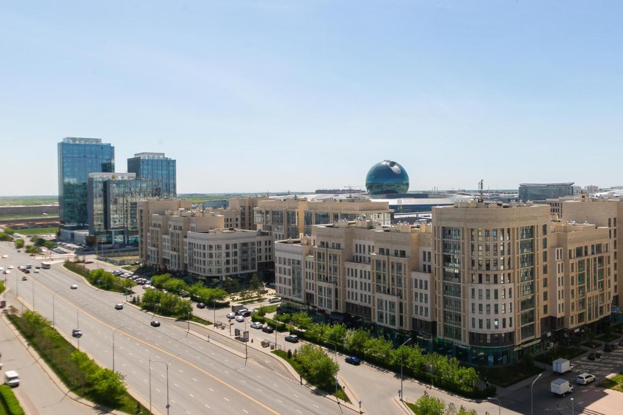 В Promenade Expo Квартира С Романтическим Видом Astana Zewnętrze zdjęcie